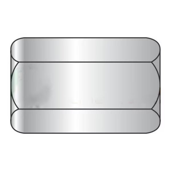 Coupling Nut, #1-8, 18-8 Stainless Steel, Not Graded, 2-1/2 in Lg, 1-1/4 in Hex Wd, Newport Fasteners, Mfr#: NB048090B-30